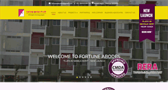 Desktop Screenshot of fortuneabodes.com